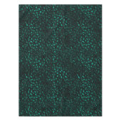 Teal and Gold Leopard Series Design 4 Tischdecke (Vorderseite)