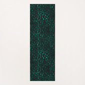 Teal and Gold Leopard Series Design 4 Yogamatte (Vorderseite)