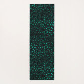 Teal and Gold Leopard Series Design 4 Yogamatte (Rückseite)
