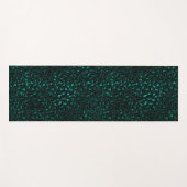 Teal and Gold Leopard Series Design 4 Yogamatte (Vorderseite (Horizontal))