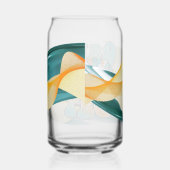 Teal and Orange Game day Dosenglas (Rechts)