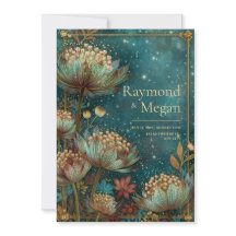 Teal Astrantia Glow Emerald Himmlische Hochzeit