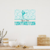 Teal Ballet Poster (Küche)