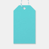 Teal & Band Geschenkanhänger (Rückseite)