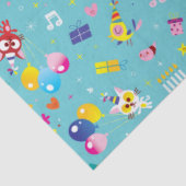 Teal Birthday Party Seidenpapier (Ausschnitt)