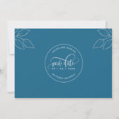 Teal Blue, Let's Try This Again, Love is Patient Save The Date (Rückseite)