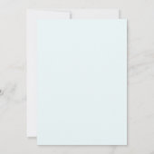 Teal Crimson Spirited Botanical Wedding Einladung (Rückseite)