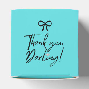 Teal & Diamant Geschenkschachtel