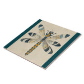 TEAL DRAGONFLY DECORATIVE TILE FLIESE (Seite)