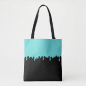 Teal Dripping Slime Tasche (Vorderseite)