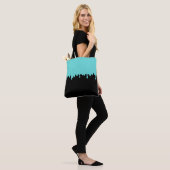 Teal Dripping Slime Tasche (Am Model)