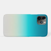 Teal Farbverlauf Modern Ombre Case-Mate iPhone Hülle (Rückseite (Horizontal))