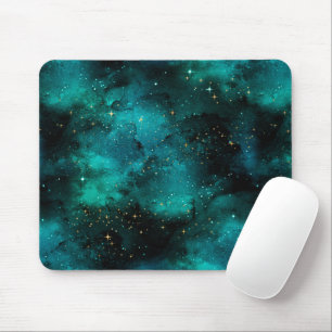 Teal Galaxy Serie Design 1 Mousepad