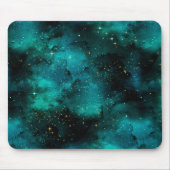 Teal Galaxy Series Design 1 Mousepad (Vorne)
