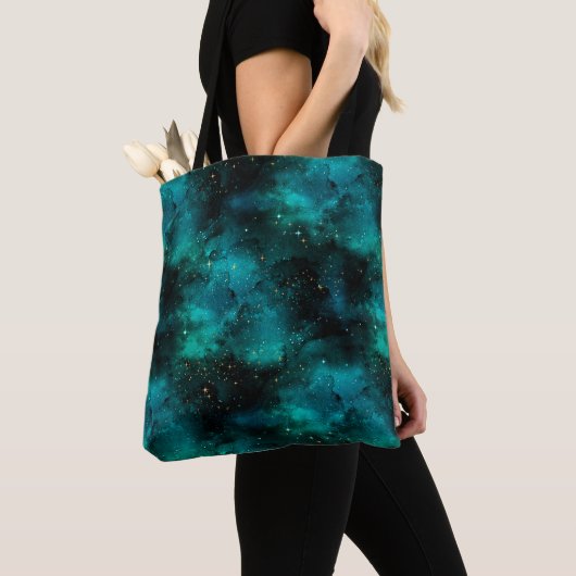 Teal Galaxy Series Design 1 Tasche (Von Nahem)