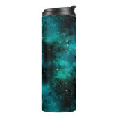 Teal Galaxy Series Design 1 Thermosbecher (Nach links gedreht)