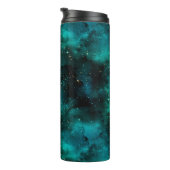 Teal Galaxy Series Design 1 Thermosbecher (Nach rechts gedreht)