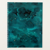 Teal Galaxy Series Design 2 Planer (Vorderseite)
