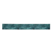 Teal Galaxy Series Design 2 Satinband (Vorderseite)
