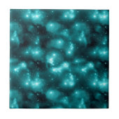 Teal Galaxy Series Design 3 Fliese (Vorderseite)