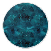 Teal Galaxy Series Design 5 Keramikknauf (Vorderseite)