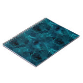 Teal Galaxy Series Design 5 Notizblock (Linke Seite)