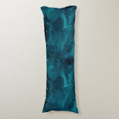 Teal Galaxy Series Design 5 Seitenschläferkissen (Vorderseite Vertikal)