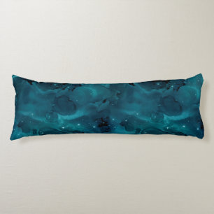 Teal Galaxy Series Design 5 Seitenschläferkissen