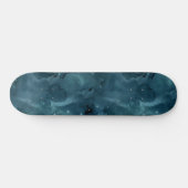 Teal Galaxy Series Design 5 Skateboard (Horizontal)