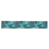 Teal Galaxy Series Design 6 Großer Tischläufer (Horizontal)