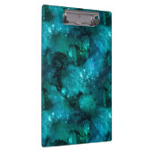 Teal Galaxy Series Design 6 Klemmbrett (Rechts)