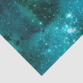 Teal Galaxy Series Design 6 Seidenpapier (Ausschnitt)