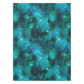 Teal Galaxy Series Design 6 Tischdecke (Vorderseite)