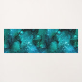 Teal Galaxy Series Design 6 Yogamatte (Rückseite (Horizontal))