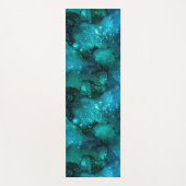 Teal Galaxy Series Design 6 Yogamatte (Vorderseite)
