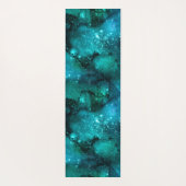 Teal Galaxy Series Design 6 Yogamatte (Rückseite)