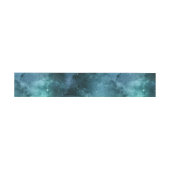 Teal Galaxy Series Design 7 Einladungsbanderole (Flach)