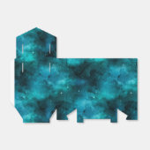 Teal Galaxy Series Design 7 Geschenkschachtel (Ungefaltet)