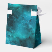 Teal Galaxy Series Design 7 Geschenkschachtel (Rückseite)