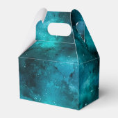 Teal Galaxy Series Design 7 Geschenkschachtel (Rückseite)