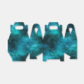 Teal Galaxy Series Design 7 Geschenkschachtel (Ungefaltet)