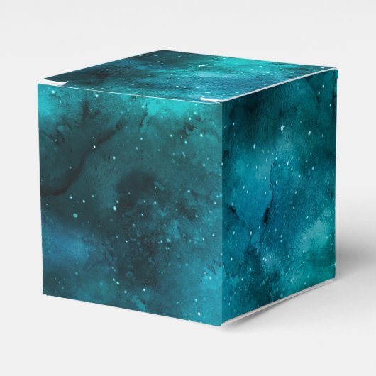 Teal Galaxy Series Design 7 Geschenkschachtel (Vorderseite)