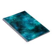 Teal Galaxy Series Design 7 Notizblock (Rechte Seite)