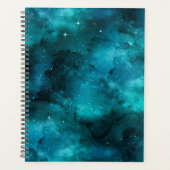 Teal Galaxy Series Design 7 Planer (Vorderseite)