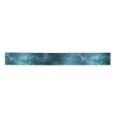 Teal Galaxy Series Design 7 Satinband (Vorderseite)
