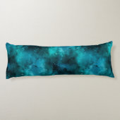 Teal Galaxy Series Design 7 Seitenschläferkissen (Rückseite)