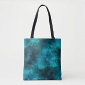 Teal Galaxy Series Design 7 Tasche (Vorderseite)