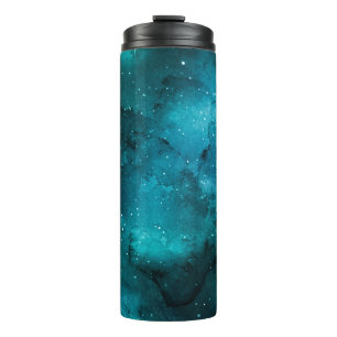 Teal Galaxy Series Design 7 Thermosbecher