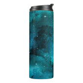 Teal Galaxy Series Design 7 Thermosbecher (Nach links gedreht)