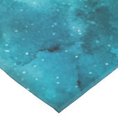 Teal Galaxy Series Design 7 Tischdecke (Schrägansicht)